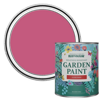 Rust-Oleum Raspberry Ripple Gloss Garden Paint 750Ml from B&Q