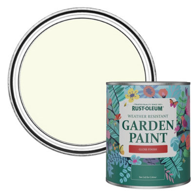 Rust-Oleum Shortbread Gloss Garden Paint 750Ml from B&Q