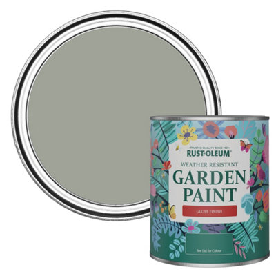 Rust-Oleum Tea Leaf Gloss Garden Paint 750Ml from B&Q