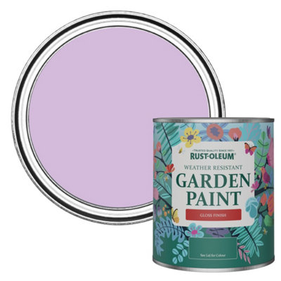 Rust-Oleum Violet Macaroon Gloss Garden Paint 750Ml from B&Q