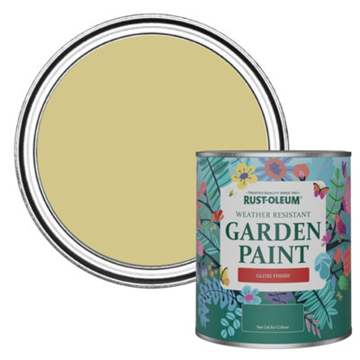 Rust-Oleum Wasabi Gloss Garden Paint 750Ml from B&Q