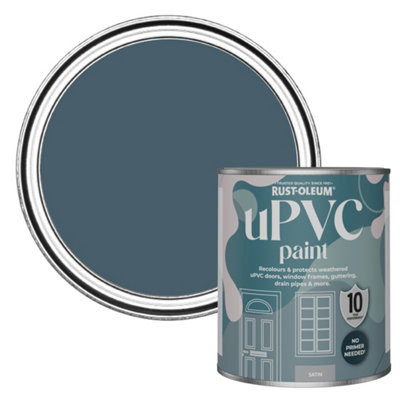 Rust-Oleum Blueprint Satin Upvc Paint 750Ml from B&Q