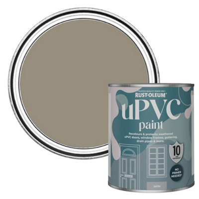 Rust-Oleum Cocoa Satin Upvc Paint 750Ml from B&Q