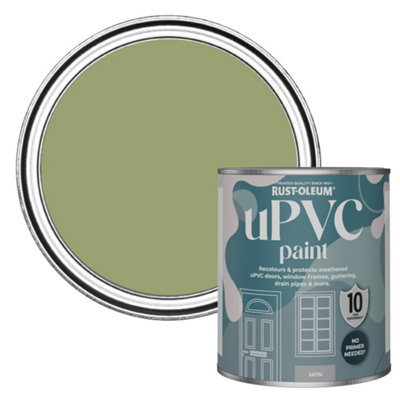 Rust-Oleum Familiar Ground Satin Upvc Paint 750Ml from B&Q