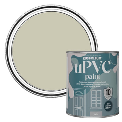 Rust-Oleum Half Light Satin Upvc Paint 750Ml from B&Q