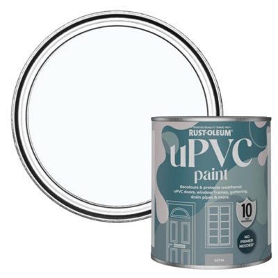Rust-Oleum Icecap Satin Upvc Paint 750Ml from B&Q