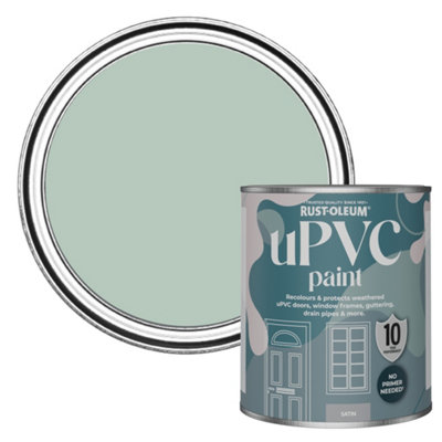 Rust-Oleum Leaplish Satin Upvc Paint 750Ml from B&Q