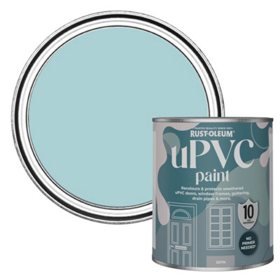 Rust-Oleum Little Cyclades Satin Upvc Paint 750Ml from B&Q