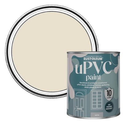 Rust-Oleum Longsands Satin Upvc Paint 750Ml from B&Q