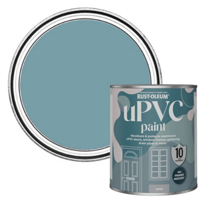 Rust-Oleum Pacific State Satin Upvc Paint 750Ml from B&Q