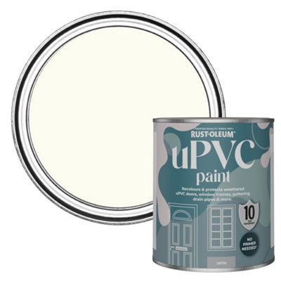 B&Q -  Porcelain Satin Upvc Paint 750Ml