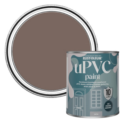 Rust-Oleum River's Edge Satin Upvc Paint 750Ml from B&Q