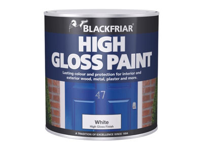 Blackfriar Bf0900002F1 Gloss Paint Black 250Ml Bkf2948 from B&Q