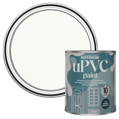 Rust-Oleum Still Satin Upvc Paint 750Ml from B&Q