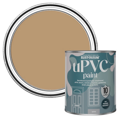 Rust-Oleum Fired Clay Satin Upvc Paint 750Ml from B&Q