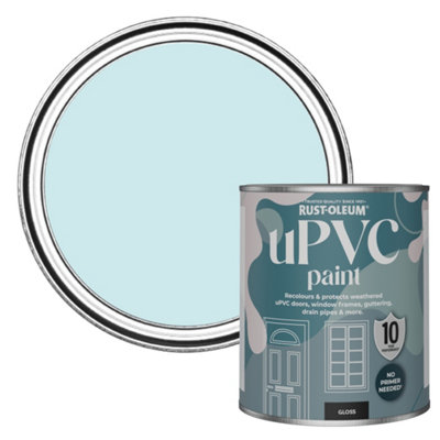 Rust-Oleum Duck Egg Gloss Upvc Paint 750Ml from B&Q