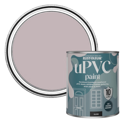 Rust-Oleum Lilac Wine Gloss Upvc Paint 750Ml from B&Q