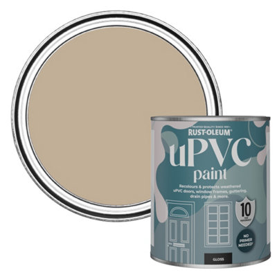 Rust-Oleum Salted Caramel Gloss Upvc Paint 750Ml from B&Q