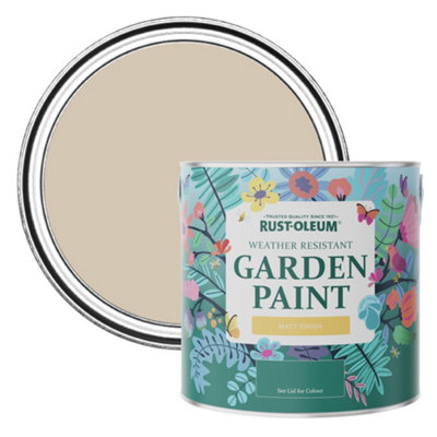 Rust-Oleum Butterscotch Matt Garden Paint 2.5L from B&Q