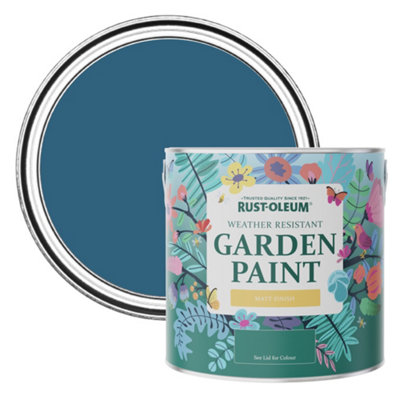 Rust-Oleum Cobalt Matt Garden Paint 2.5L from B&Q