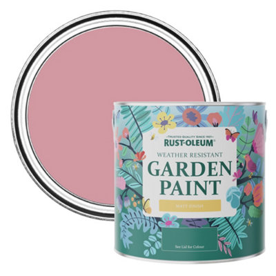 Rust-Oleum Dusky Pink Matt Garden Paint 2.5L from B&Q