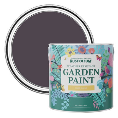 Rust-Oleum Grape Soda Matt Garden Paint 2.5L from B&Q
