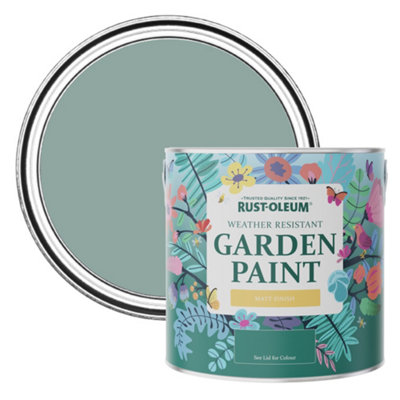 Rust-Oleum Gresham Blue Matt Garden Paint 2.5L from B&Q