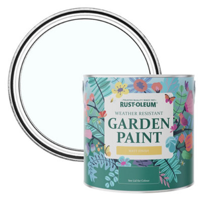 Rust-Oleum Icecap Matt Garden Paint 2.5L from B&Q