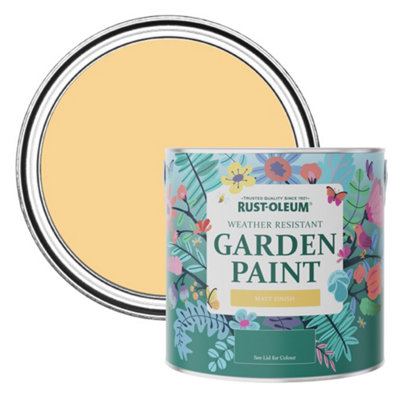 B&Q -  Mustard Matt Garden Paint 2.5L