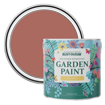 Rust-Oleum Salmon Matt Garden Paint 2.5L from B&Q