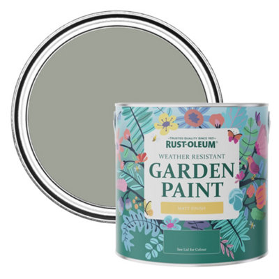 Rust-Oleum Tea Leaf Matt Garden Paint 2.5L from B&Q