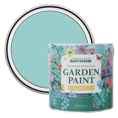 Rust-Oleum Teal Matt Garden Paint 2.5L from B&Q