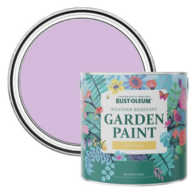 Rust-Oleum Violet Macaroon Matt Garden Paint 2.5L from B&Q