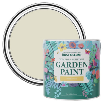 Rust-Oleum Relaxed Oats Matt Garden Paint 2.5L from B&Q