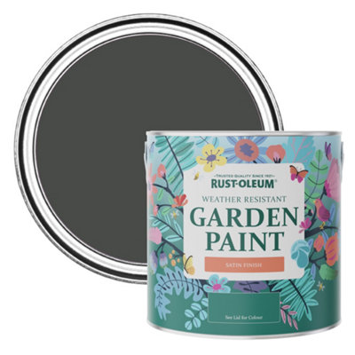 Rust-Oleum After Dinner Satin Garden Paint 2.5L from B&Q