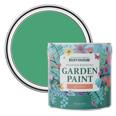 B&Q -  Emerald Satin Garden Paint 2.5L