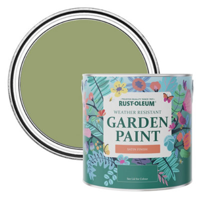 Rust-Oleum Familiar Ground Satin Garden Paint 2.5L from B&Q
