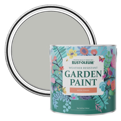 B&Q -  Flint Satin Garden Paint 2.5L