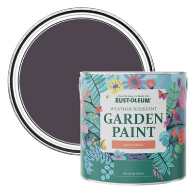 Rust-Oleum Grape Soda Satin Garden Paint 2.5L from B&Q