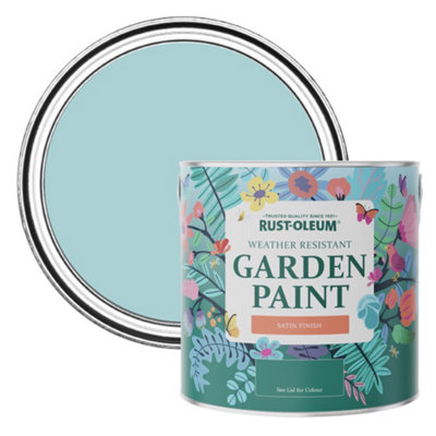 Rust-Oleum Little Cyclades Satin Garden Paint 2.5L from B&Q