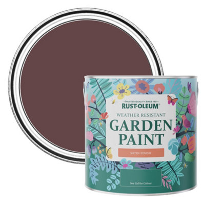 Rust-Oleum Mulberry Street Satin Garden Paint 2.5L from B&Q