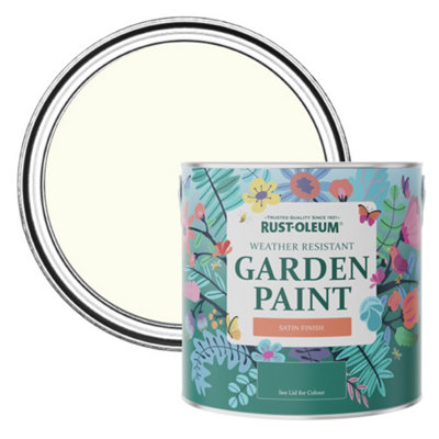 B&Q -  Porcelain Satin Garden Paint 2.5L