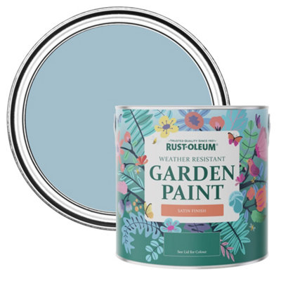 B&Q -  Nan's Best China Satin Garden Paint 2.5L