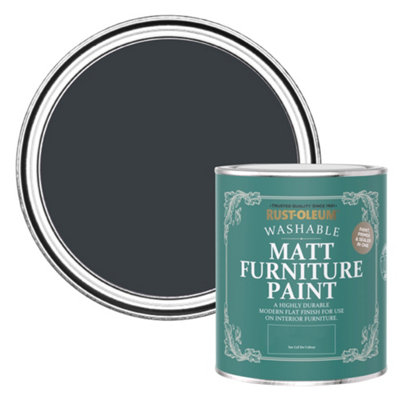 Rust-Oleum Anthracite (Ral 7016) Matt Furniture Paint 750Ml from B&Q