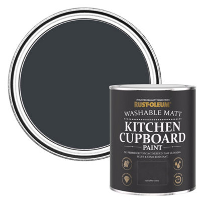 Rust-Oleum Anthracite (Ral 7016) Matt Kitchen Cupboard Paint 750Ml from B&Q