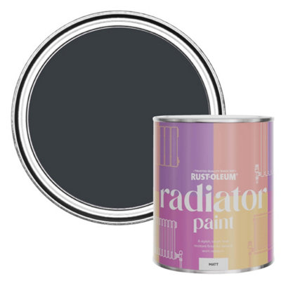 Rust-Oleum Anthracite (Ral 7016) Matt Radiator Paint 750Ml from B&Q