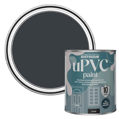 Rust-Oleum Anthracite (Ral 7016) Gloss Upvc Paint 750Ml from B&Q