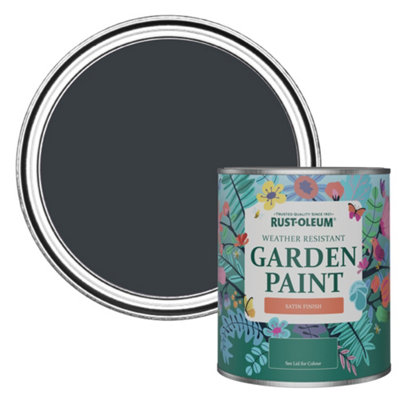 Rust-Oleum Anthracite (Ral 7016) Satin Garden Paint 750Ml from B&Q