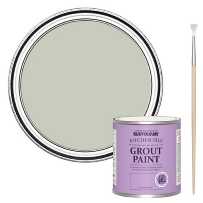Rust-Oleum Aloe Kitchen Grout Paint 250Ml from B&Q