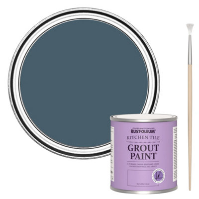 Rust-Oleum Blueprint Kitchen Grout Paint 250Ml from B&Q